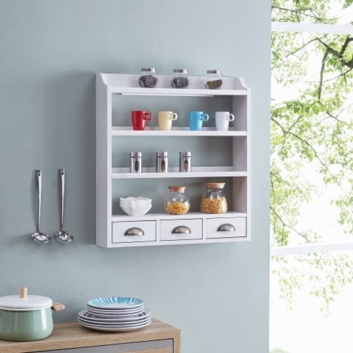 Sheldrake Wall Mount Organizer Spice Rack Modern Farmhouse 1 Jay C Food Stores