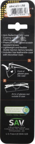 SAV Eyewear Sportex® +1.50 Performance Readers Perspective: back