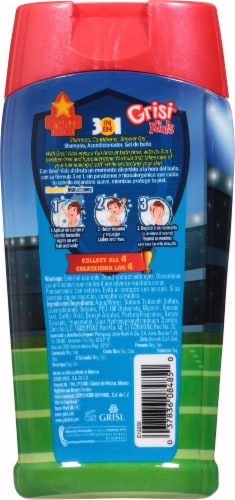 Grisi Kids® Fruity Burst 3-in-1 Shampoo Conditioner Shower Gel Perspective: back