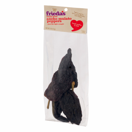 Frieda's™ Simply Dried Ancho Mulato Peppers Perspective: back