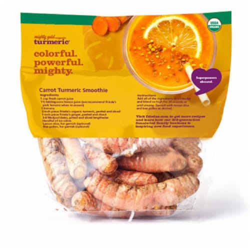 Frieda's Mighty Gold Organic Turmeric Perspective: back
