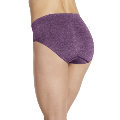 Jockey® Smooth & Shine Seamfree® Hi Cut Underwear Perspective: back