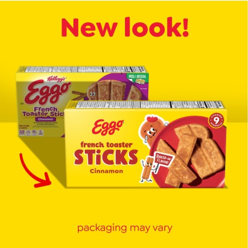 Kellogg's® Eggo® Cinnamon Frozen French Toaster Sticks Perspective: back