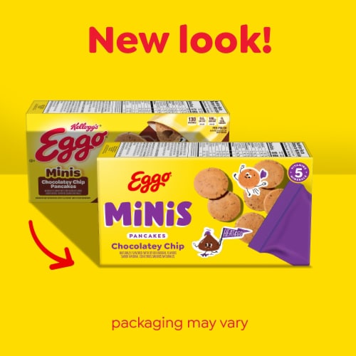 Kellogg's® Eggo® Minis Chocolatey Chip Frozen Pancake Bites Perspective: back