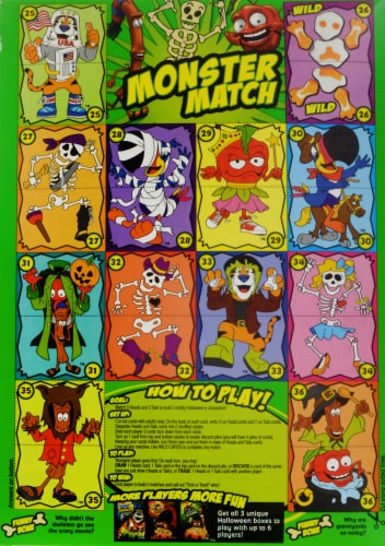 Kellogg's Apple Jacks with Marshmallows Halloween Cereal Perspective: back
