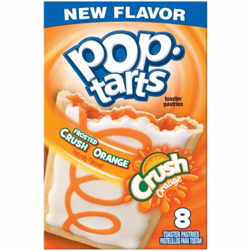 Pop-Tarts Frosted Orange Crush Toaster Pastries Perspective: back
