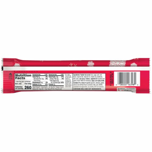 Kellogg's Rice Krispies Treats Original Marshmallow Squares Perspective: back