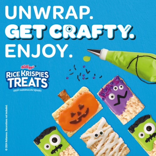 Rice Krispies Treats Original Mini Marshmallow Snack Bars Perspective: back