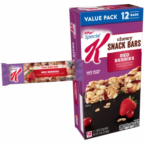 Kellogg's Special K Red Berries Chewy Snack Bars 12 Count Perspective: back