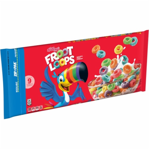  Kellogg's Froot Loops Cold Breakfast Cereal, Fruit