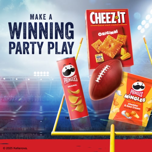 Pringles® Wavy Sweet and Spicy BBQ Potato Crisps Chips Perspective: back