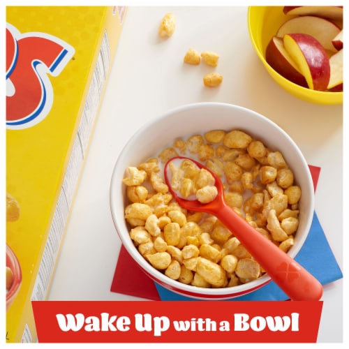 Kellogg's Corn Pops Breakfast Cereal Original Perspective: back