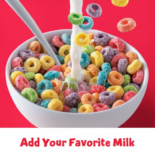 Kellogg's Froot Loops Original Breakfast Cereal Large Size Perspective: back