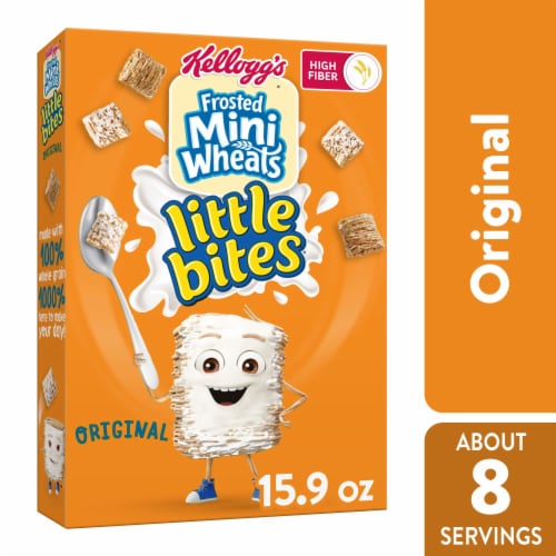 Kellogg's® Frosted Mini-Wheats Little Bites Original Family Pack Cereal Perspective: back