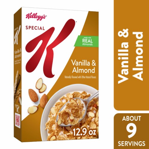 Kellogg's Special K Vanilla and Almond Cold Breakfast Cereal Perspective: back