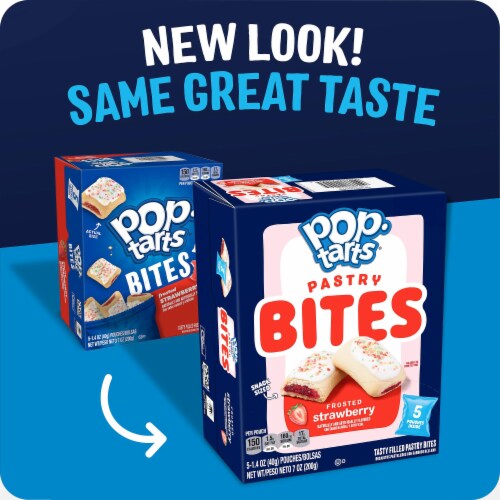 Pop-Tarts Frosted Strawberry Baked Pastry Bites Perspective: back