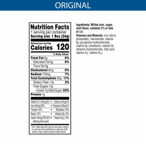 Kellogg's Frosted Flakes Original Breakfast Cereal Perspective: back