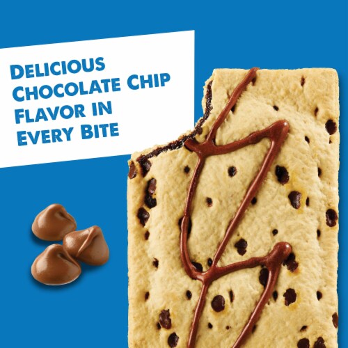 Pop-Tarts Chocolate Chip Drizzle Toaster Pastries Perspective: back