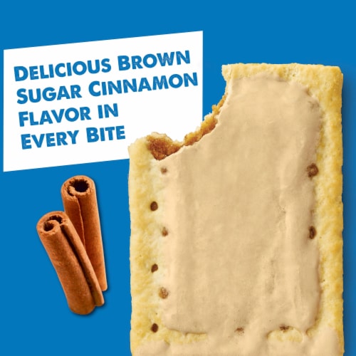 Pop-Tarts Frosted Brown Sugar Cinnamon Toaster Pastries Perspective: back
