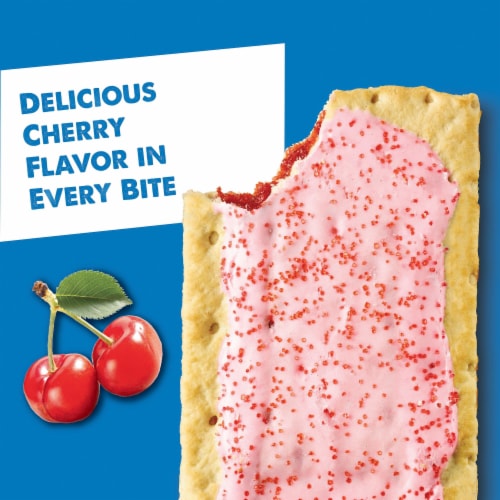Kellogg's Pop-Tarts Frosted Cherry Toaster Pastries Perspective: back