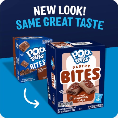 Pop-Tarts Frosted Chocolatey Fudge Baked Pastry Bites Perspective: back