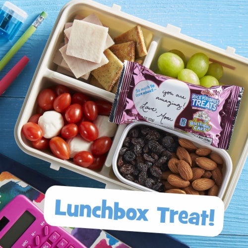 Kellogg's Rice Krispies Treats Birthday Cake Marshmallow Snack Bars Perspective: back