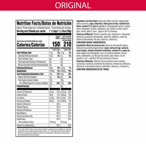 Kellogg's® Froot Loops Original Breakfast Cereal Perspective: back