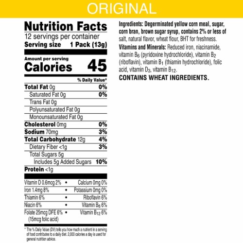 Kellogg's® Corn Pops Jumbo Snax Caramel Crunch Cereal Perspective: back