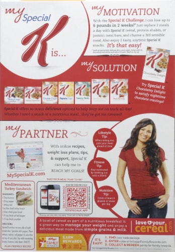 Kellogg's Special K Fruit & Yogurt Cereal Perspective: back