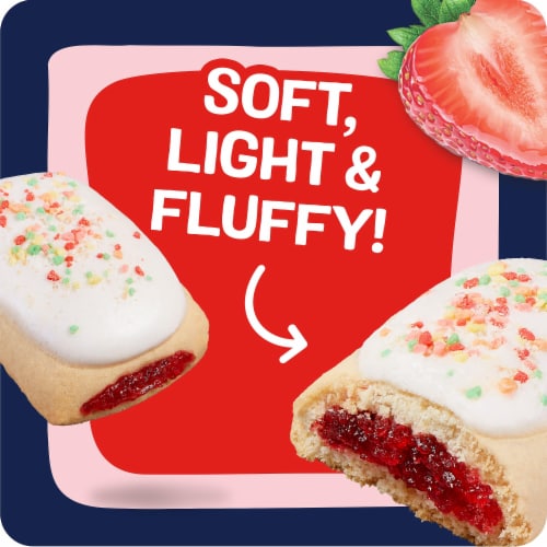 Pop-Tarts Frosted Strawberry Baked Pastry Bites Perspective: back