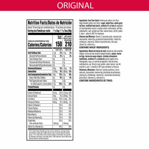 Kellogg's Froot Loops Original Cold Breakfast Cereal Perspective: back