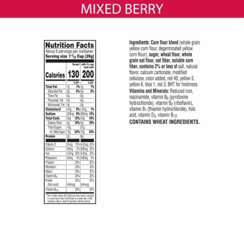 Kellogg's GLAAD Together With Pride Berry Cold Breakfast Cereal Perspective: back