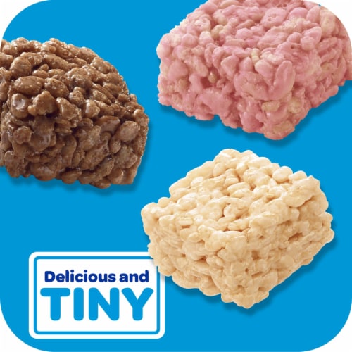 Kellogg's Rice Krispies Treats Variety Pack Mini Marshmallow Snack Bars Perspective: back