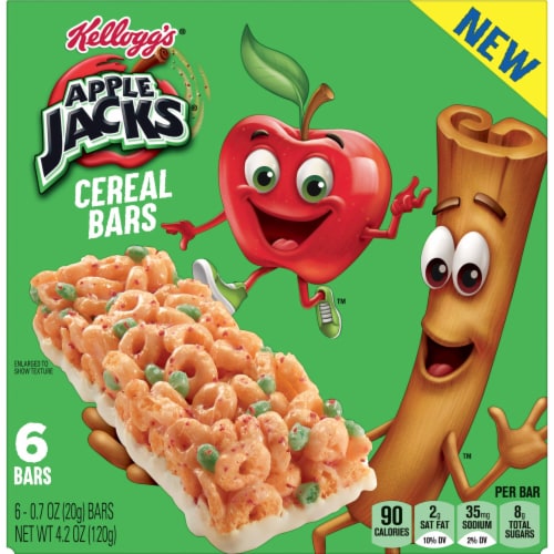 Kellogg's® Apple Jacks Original Cereal Bars Perspective: back