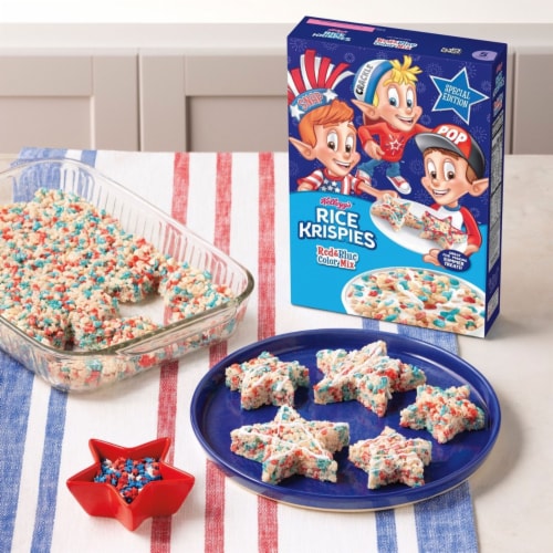 Kellogg's® Rice Krispies Red and Blue Color Mix Cereal Perspective: back