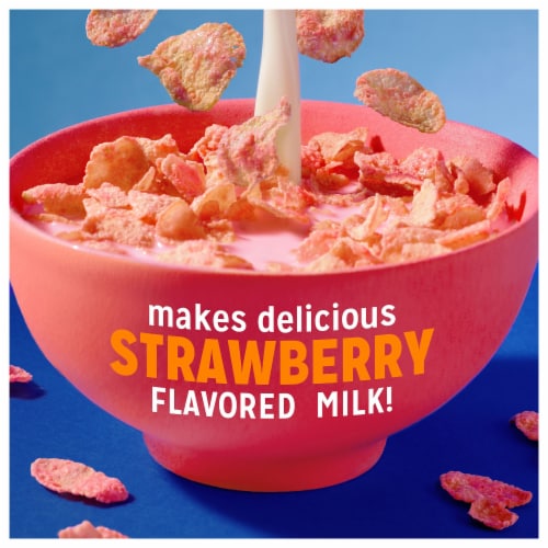 Kellogg's® Frosted Flakes Strawberry Milkshake Cereal, 13.2 oz - Ralphs