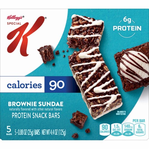 Kellogg's Special K Brownie Sundae Protein Energy Bars Perspective: back