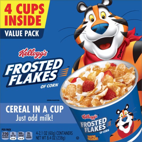 Kellogg's® Frosted Flakes Value Pack Cereal Cups Perspective: back