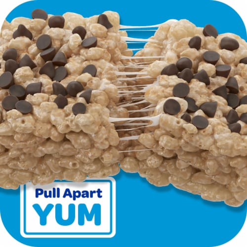 Kellogg's Rice Krispies Treats Chocolatey Chip Cookie Dough Marshmallow Treat Bars Perspective: back