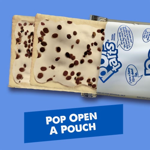 Kellogg's Pop-Tarts Frosted Chocolatey Chip Pancake Toaster Pastries Perspective: back