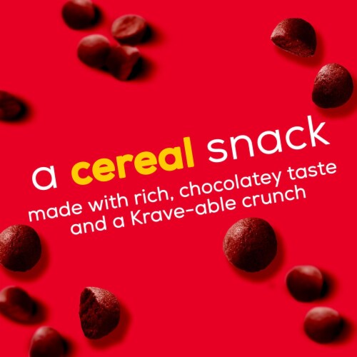 Kellogg's® Krave Chocolate Mini Crispy Cereal Snacks Perspective: back