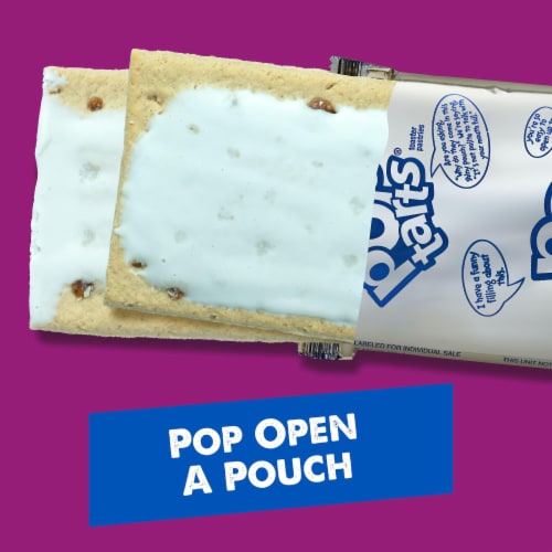 Kellogg's Pop-Tarts Frosted Cinnamon Roll Toaster Pastries Perspective: back