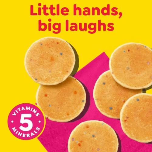 Eggo® Minis Birthday Cake Frozen Pancake Bites Perspective: back