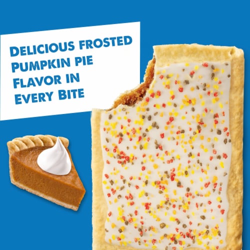 Kellogg's Pop-Tarts Frosted Pumpkin Pie Toaster Pastries Perspective: back