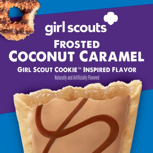 Kellogg's Pop-Tarts Frosted Coconut Caramel Toaster Pastries Perspective: back