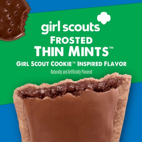 Kellogg's Pop-Tarts Frosted Thin Mints Toaster Pastries Perspective: back
