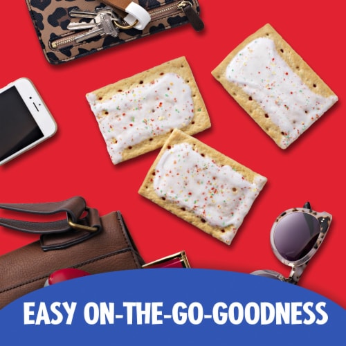 Pop-Tarts Toaster Pastries Frosted Strawberry Perspective: back