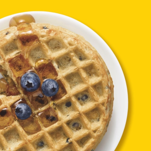Kellogg's® Eggo® Blueberry Family Pack Frozen Waffles Perspective: back