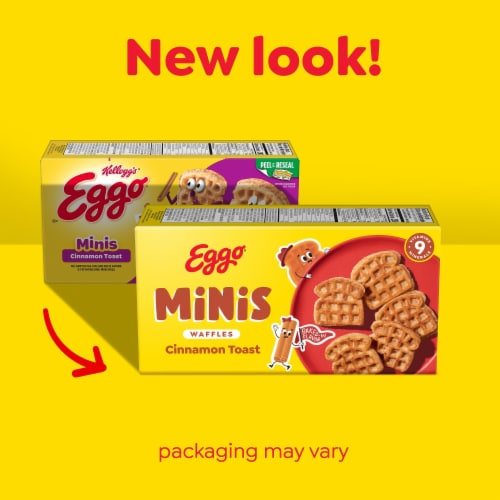 Kellogg's® Eggo® Minis Cinnamon Toast Frozen Waffle Bites Perspective: back