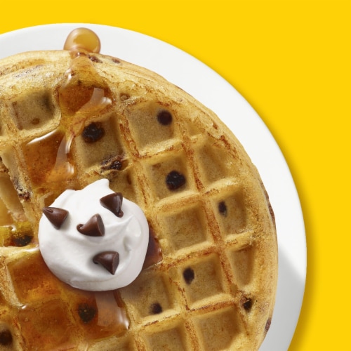 Kellogg's® Eggo® Chocolatey Chip Frozen Waffles Perspective: back